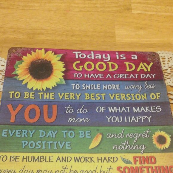 Inspirational, positive vibes wall art - Picture 3 of 5